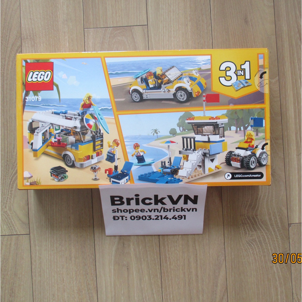LEGO Creator 31079 Xe Ôtô Cắm Trại Bãi Biển