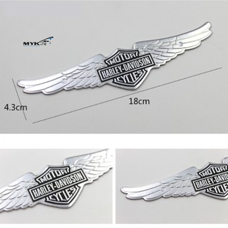 Logo 3D Harley-Davidson Trang Trí oto Myk