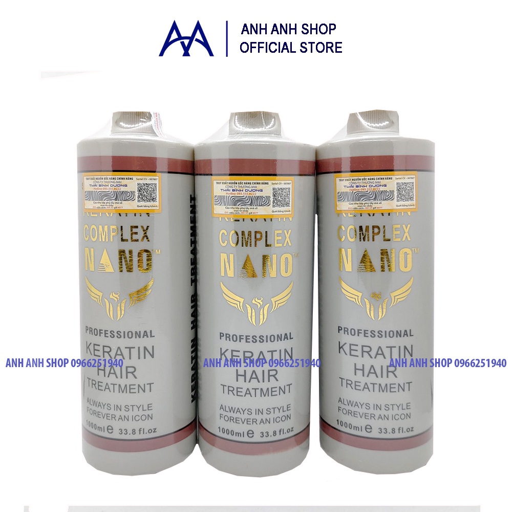 HẤP TÓC NANO COMPLEX 1000ML CHUYÊN PHỤC HỒI TÓC HƯ TỔN - TÓC NÁT - TÓC SAU KHI SỬ DỤNG HOÁ CHẤT KHÔ XƠ
