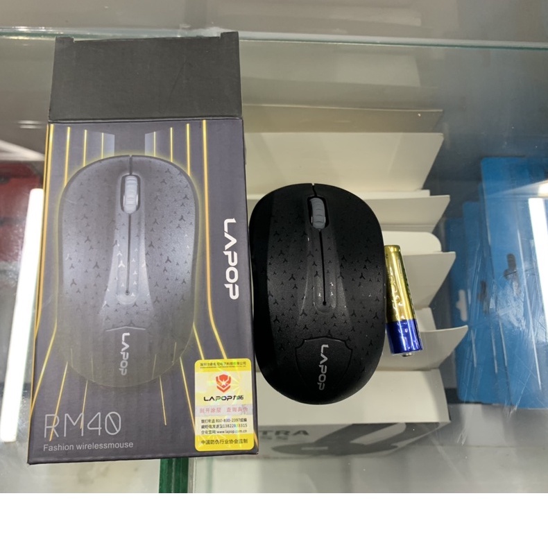 Chuột máy tính không dây Lapop RM40 - dùng cho máy tính, laptop, smart tivi, android box...