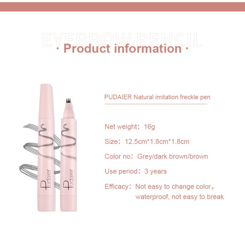 (Hàng Mới Về) Bút Kẻ Lông Mày Dạng Lỏng Ba Chiều Không Thấm Nước Và Mồ Hôi | BigBuy360 - bigbuy360.vn