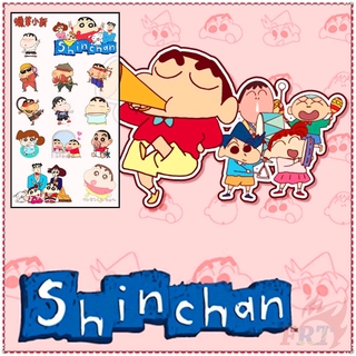 [Hàng mới về] Miếng Dán Hình Xăm Tạm Thời Chống Thấm Nước Họa Tiết Shin Cậu Bé Bút Chì