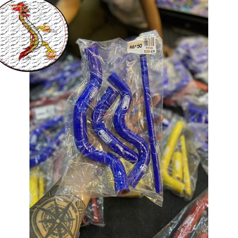 [Giá hủy diệt]  BỘ ỐNG NƯỚC MÁT SAMCO-KINGDRAG UỐN SẴN, ống nước mát cho xe côn tay 150cc gắn như zin không chế cháo