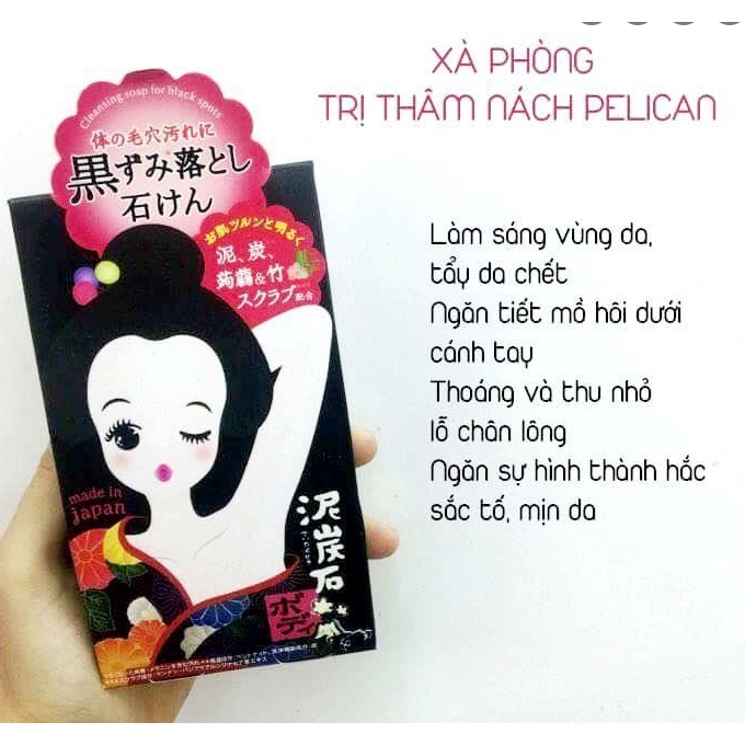 Xà Phòng Tr.ị Thâm Nách Pelican Nhật