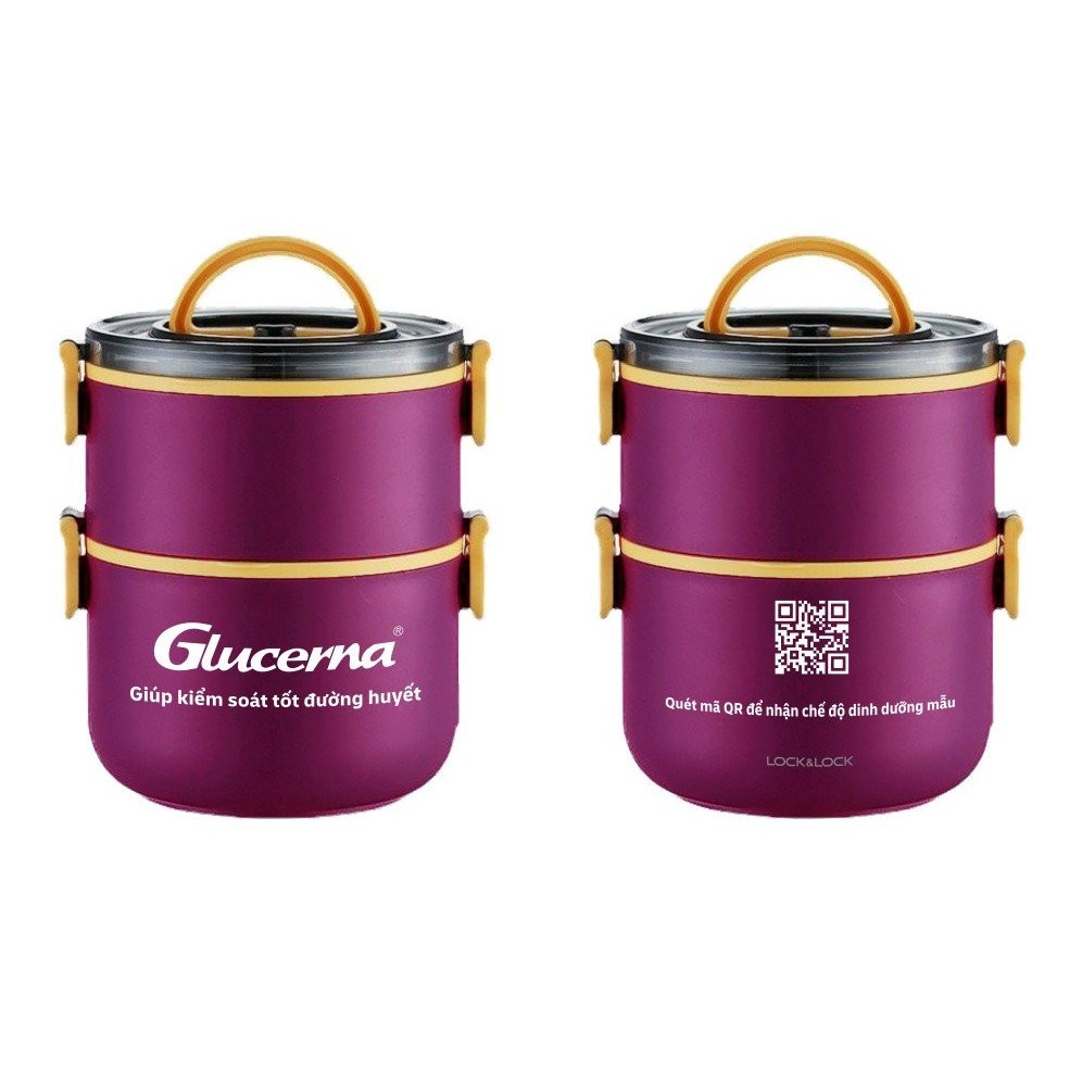 [Gro Gift] Hộp cơm hai tầng Glucerna