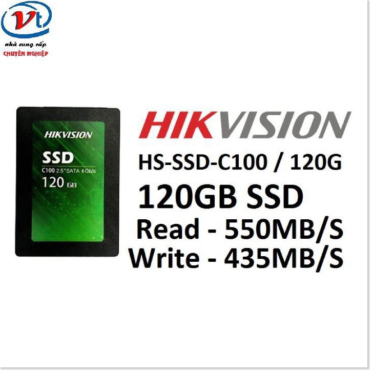 [Mã 154ELSALE2 giảm 7% đơn 300K] Ổ CỨNG SSD HIKVISION C100 120GB HÀNG CHÍNH HÃNG - MrPhukien