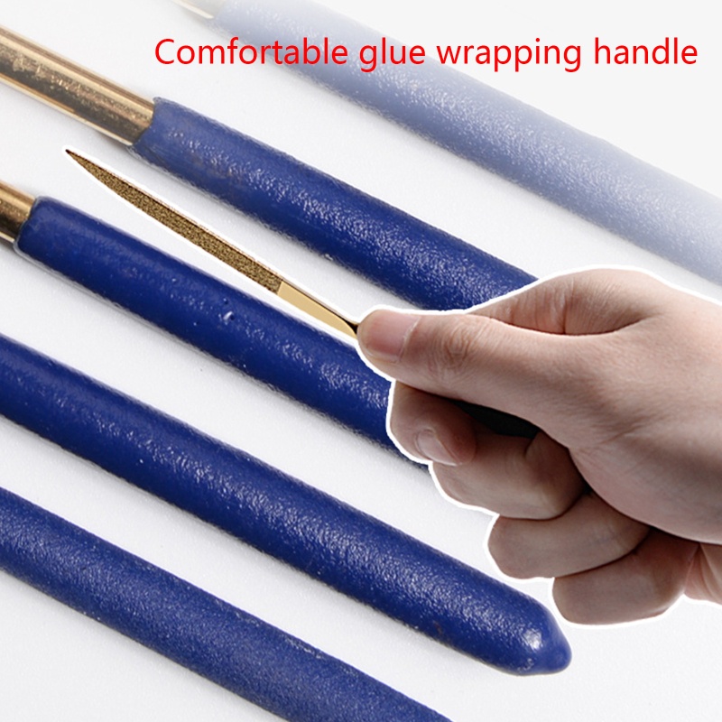 Set 10 Cây Dũa Móng Tay Mini Mạ Titan