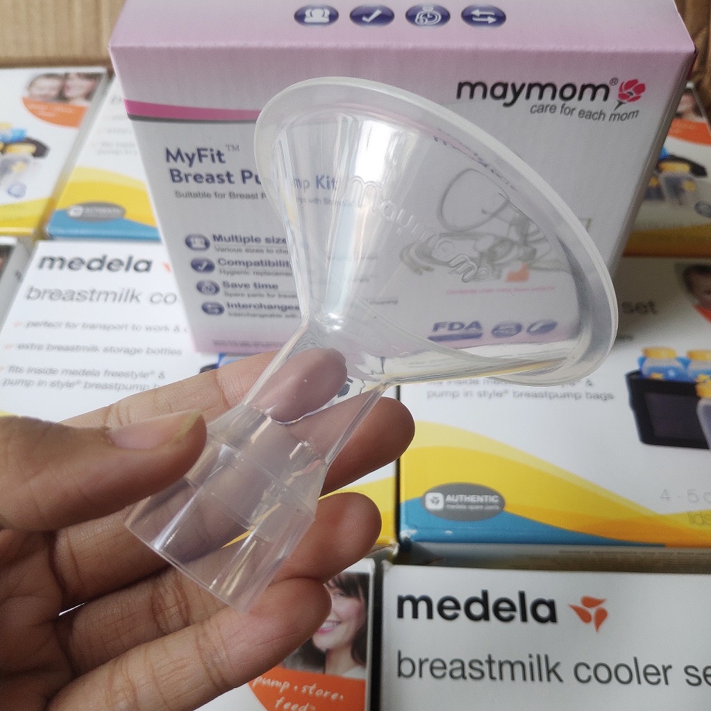 Phễu hút sữa Medela - Sản xuất bởi Maymom - size 15mm, 17mm, 19mm, 21mm, 24mm, 27mm, 30mm