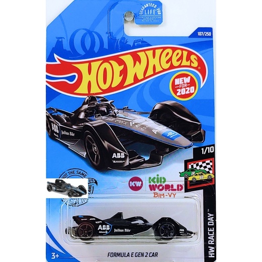 Xe mô hình Hot Wheels basic Formula E Gen 2 Car GHB49.