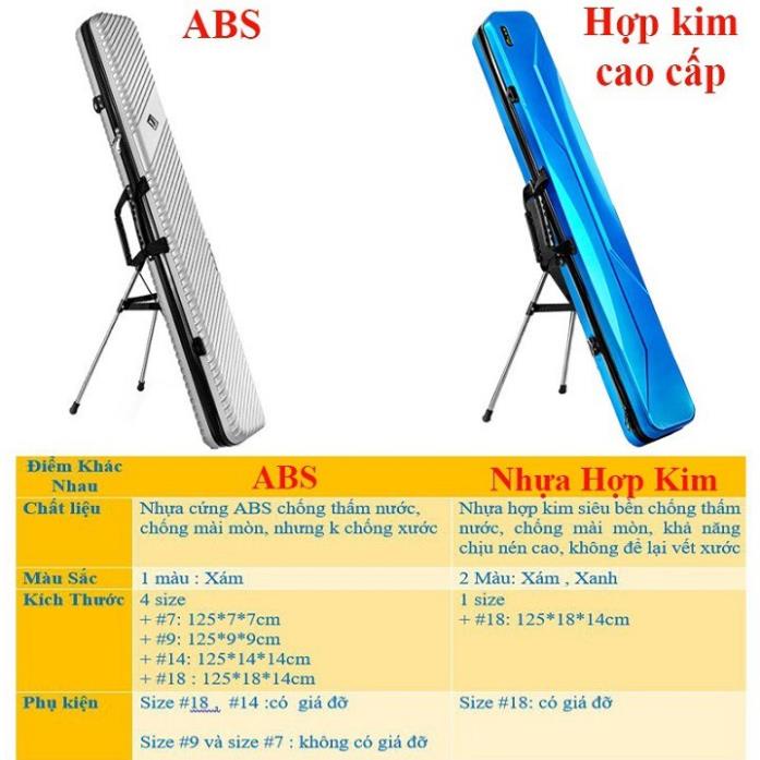 Bao Đựng Cần Câu Cá Nhựa Hợp Kim , ABS Chống Thấm Nước Bao Đựng Cần Câu Đài Cao Cấp TDC8 đồ câu FISHING_HD