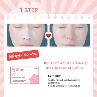 Miếng Lột Mụn 3 Bước MEFACTORY