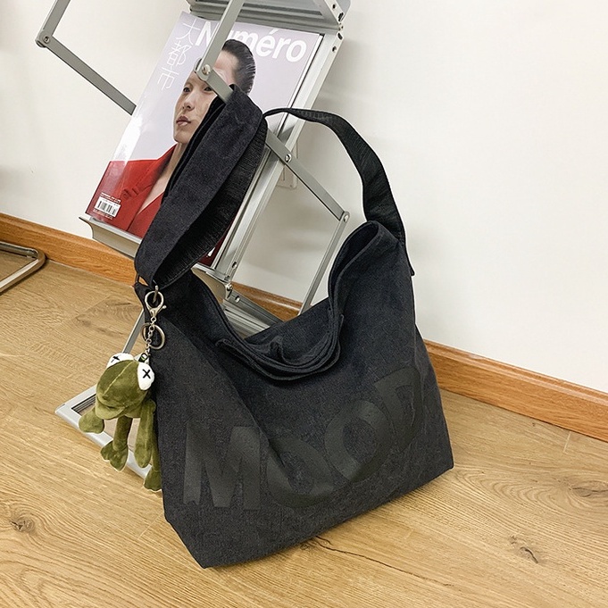 Túi Đeo Chéo Canvas Cỡ Lớn Thời Trang Hàn Quốc Học Sinh Sinh Viên Đi Học , Đi Chơi Túi đeo vai TTF110