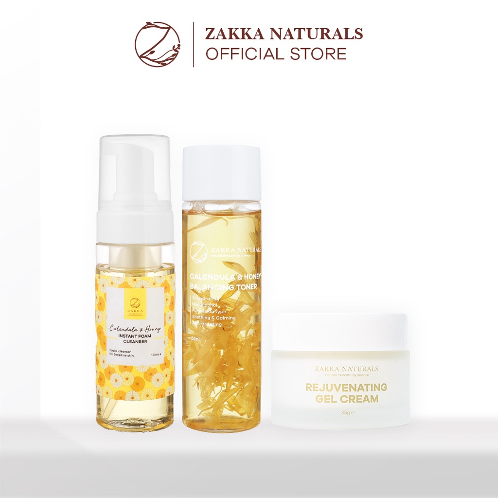 Trọn Bộ Dưỡng Da Cấp Ẩm Zakka Naturals 5