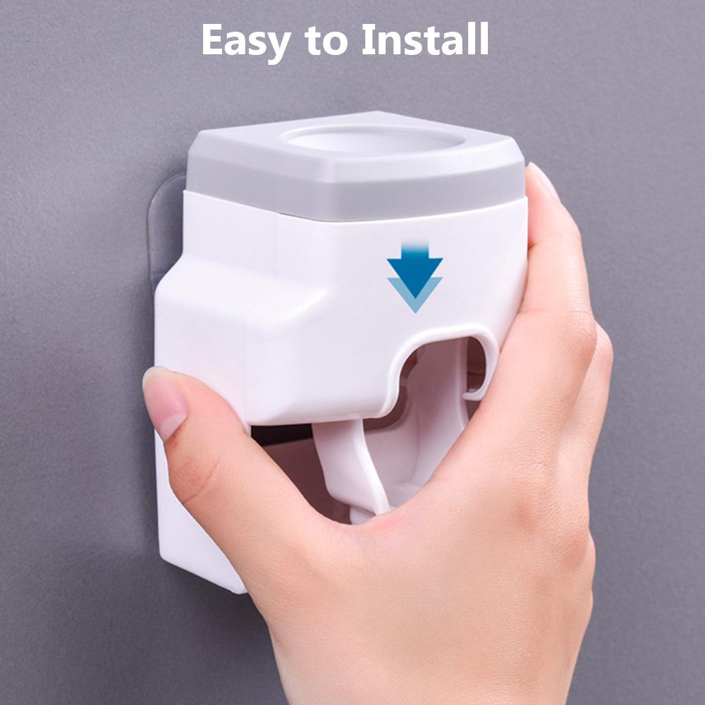 Dụng Cụ Nặn Kem Đánh Răng Gắn Tường Nhà Tắm Chống Thấm Nước Tiện Lợi 1