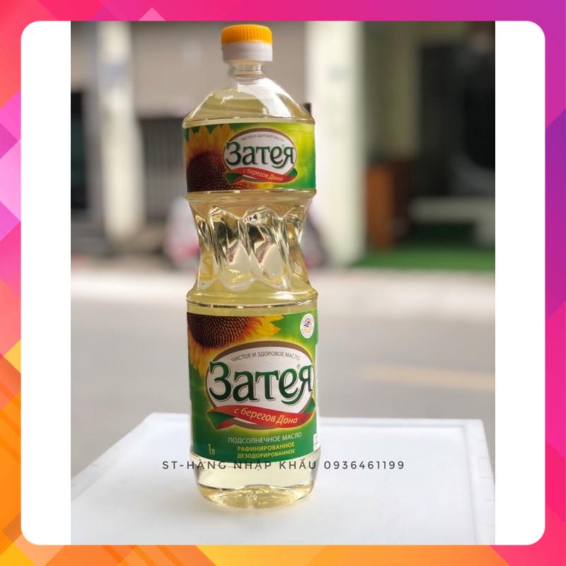 Dầu ăn hướng dương ZATEYA chính hãng nhập khẩu Liên Bang Nga phân phối chính hãng Việt Nam