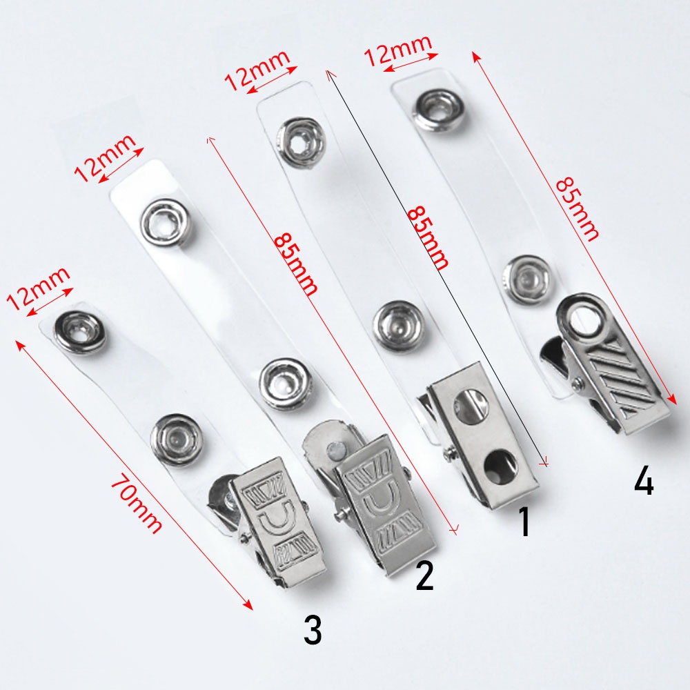 Set 10 / 20 / 50 Kẹp Giữ Thẻ Chất Liệu Thép Không Gỉ