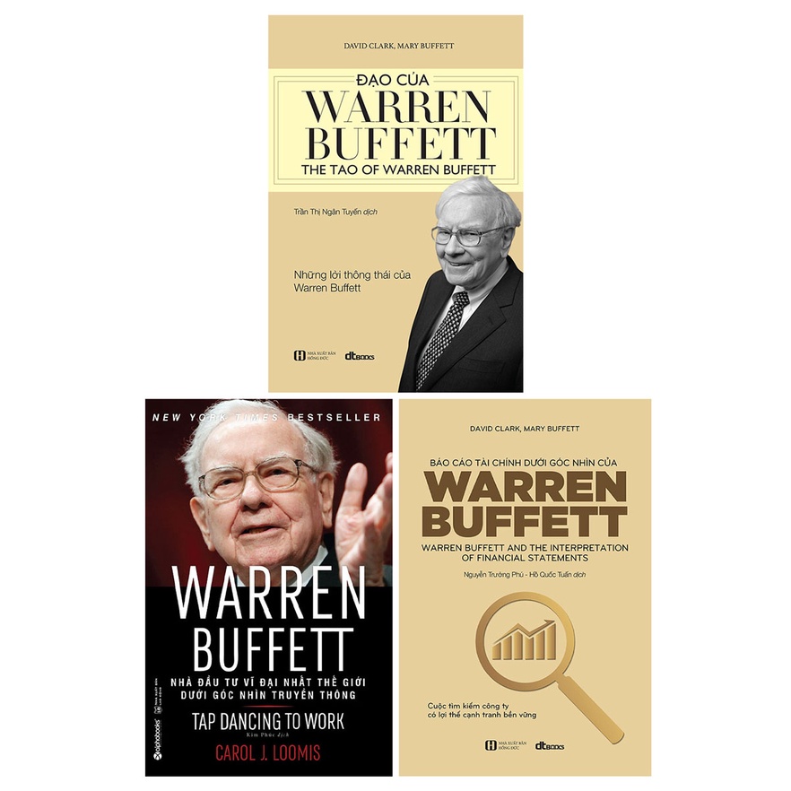 Sách - Combo Warren Buffett (Bộ 3 cuốn)