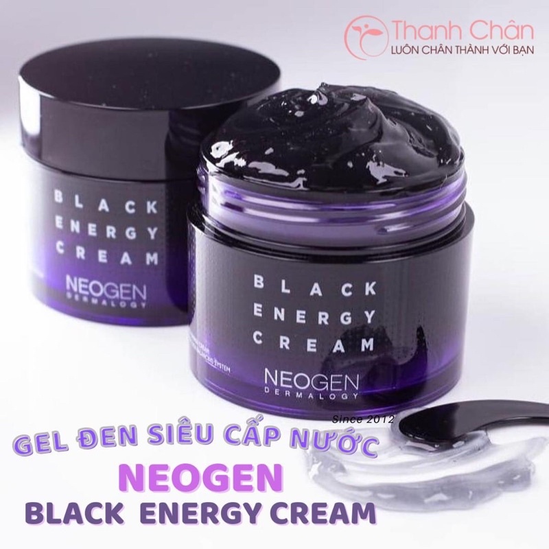 Kem Cấp Nước Nuôi Dưỡng Làn Da Neogen Dermalogy Black Energy Cream 80ml  - Miss Xinh