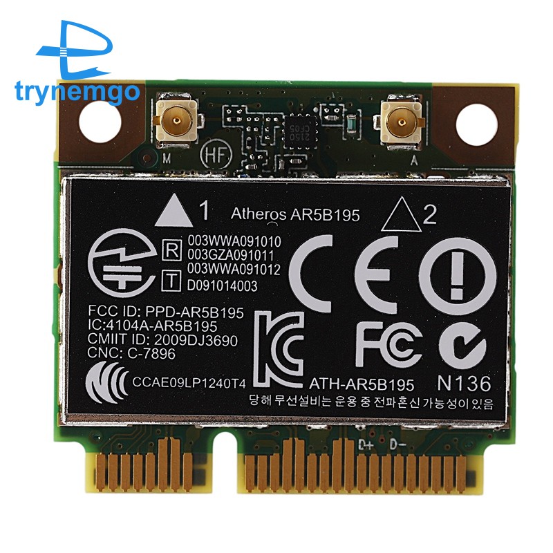 Card Không Dây Ar9285 Ar5B195 Mini Pci-E Cho 430 431 435 436 4530s Trynemgo | BigBuy360 - bigbuy360.vn
