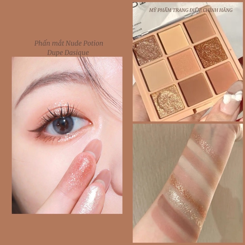 Bảng Phấn Mắt Nhũ Nude Potion Dupe Dasique  Eyeshadow Palette