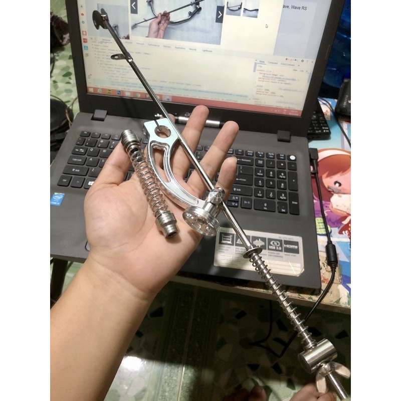 Càng Thắng Sau Nhôm CNC Mẫu Salaya Cho Xe Máy  - Shop Đồ Chơi Xe Máy