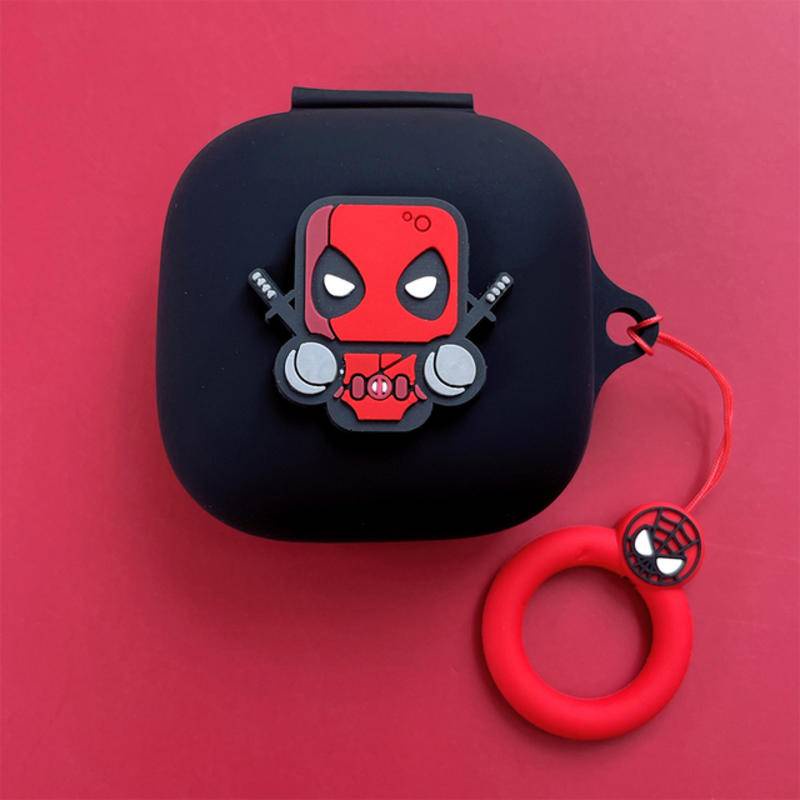 Vỏ Bọc Hộp Sạc Tai Nghe TWS In Hoạt Hình Có Móc Khóa Tiện Dụng Cho Beats Fit Pro