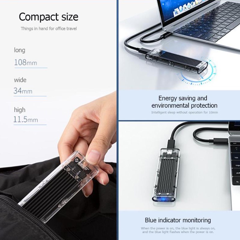 Hộp Đựng Ổ Cứng Ssd Orico Ngff Sang Usb3.1 Type-C M.2 5gbps 2tb Ốp | BigBuy360 - bigbuy360.vn