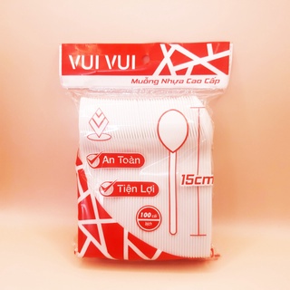 Muỗng trà sữa - muỗng cơm - Bịch 100 cái