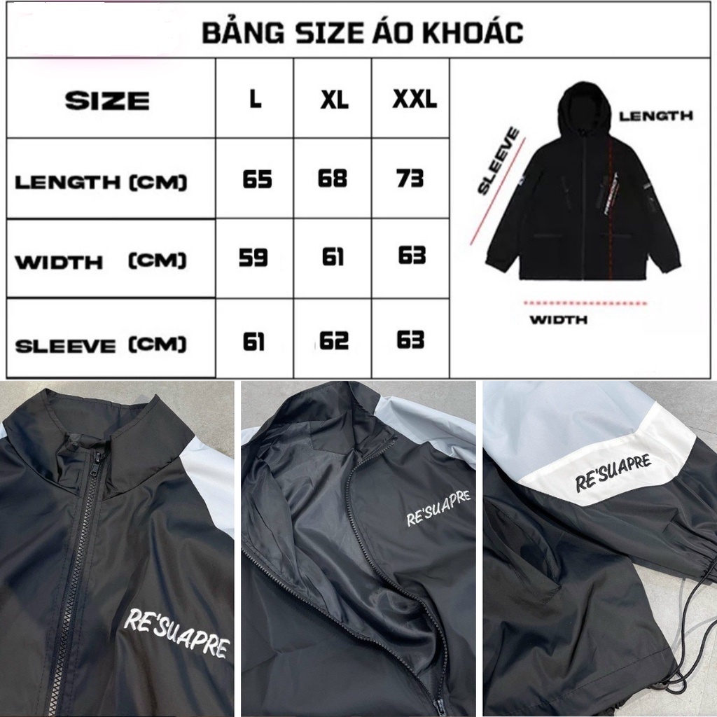 Áo khoác gió nữ nam Jacket 2 Lớp, Áo khoác gió bomber Unisex chống nắng tốt