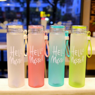 Bình nước thủy tinh Hello Master (Giao ngẫu nhiên)