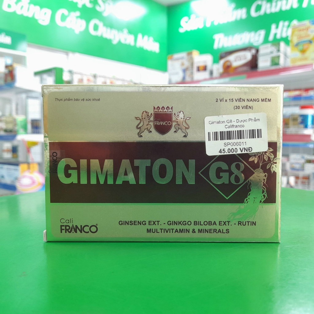 Gimaton G8- Cung cấp vitamin, khoáng chất cần thiết cho cơ thể, giúp tăng cường, ăn ngon miệng