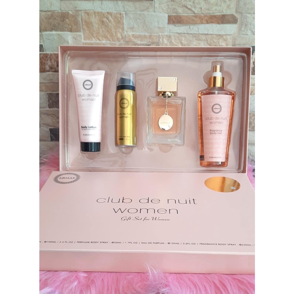 𝐒𝐞𝐭 nước hoa 𝗖𝗹𝘂𝗯 𝗱𝗲 𝗡𝘂𝗶𝘁 women siêu thơm trọn bộ 4 món
