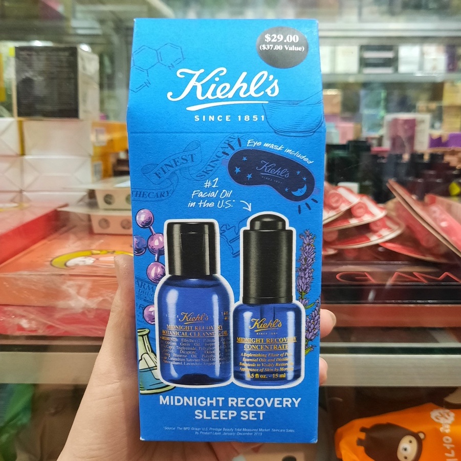 (USA) SERUM PHỤC HỒI DA BAN ĐÊM Kiehl's Midnight Recovery Concentrate 15ml (CHÍNH HÃNG MỸ)