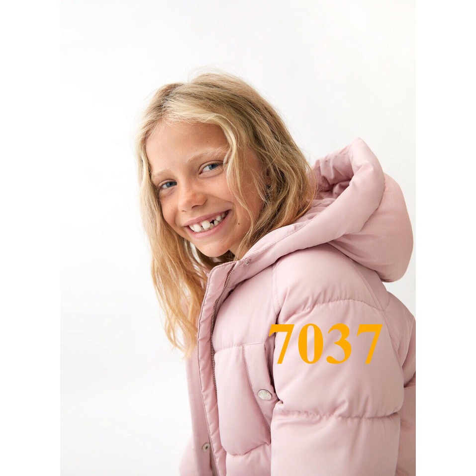 SALE 295K * Mã 7037: Phao bé gái đại 3 lớp dày dặn lót nỉ siêu đẹp, hàng có 5 màu, mẹ con mặc đôi rất đẹp. VNXK