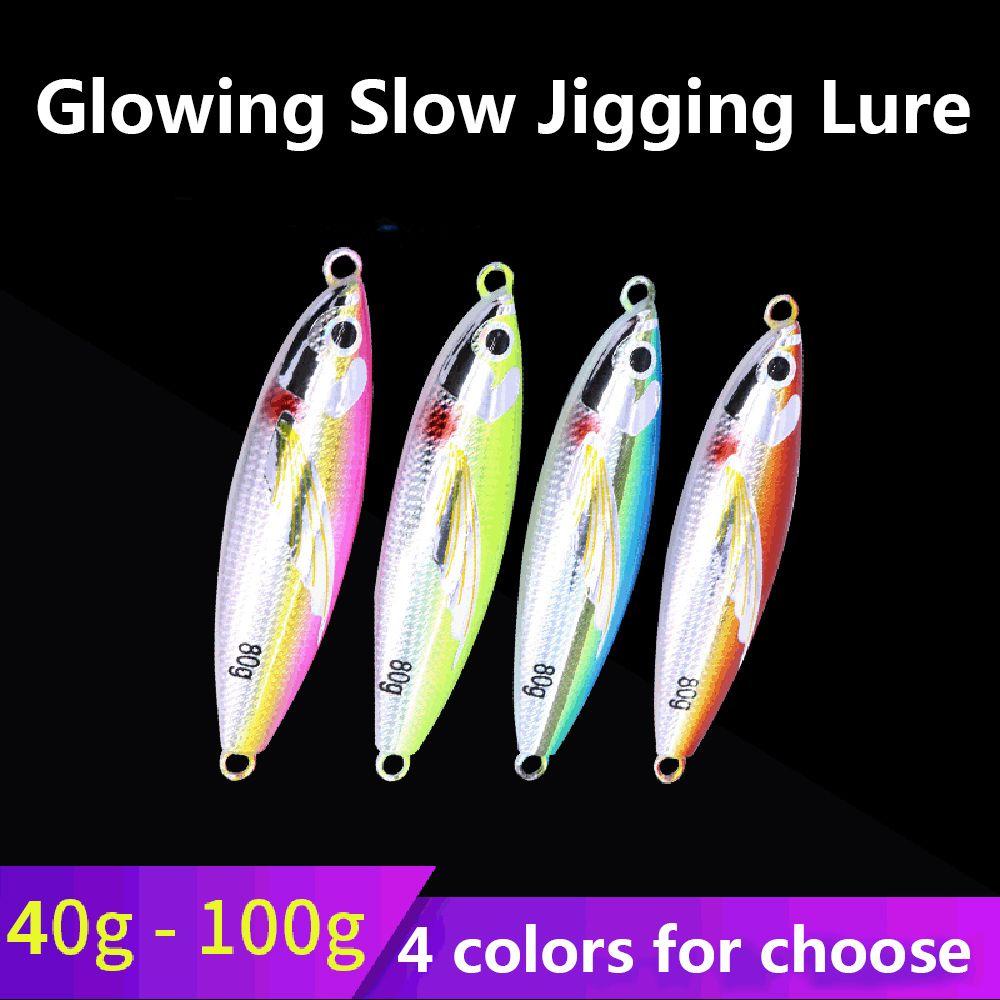 MYRONGVN 40g 60g 80g 100g Metal Metal Jig Fish Accessories Lead Casting Spoon Lure Fishing Lures