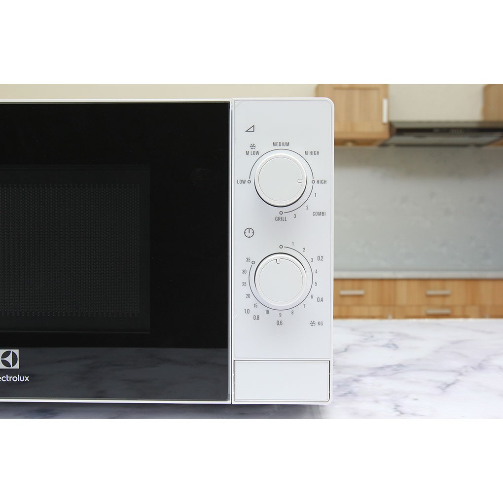 Lò vi sóng Electrolux (Thụy Điển) EMM2022GW 20 lít có nướng (Hàng trưng bày - Bảo hành 24 tháng chính hãng)