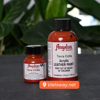 Màu Angelus Acrylic Leather Paint vẽ trên chất liệu da, vải - Màu Terra Cotta
