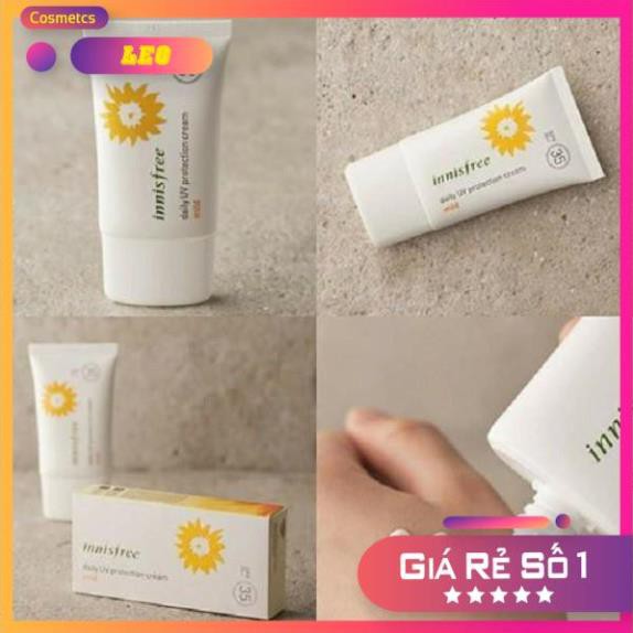 kem chồng nắng Daily innisfree UV MIld spf 35+ chuyên dùng hằng ngày cho da khô, da nhạy cảm [ hàng chuẩn Hàn Quốc ]