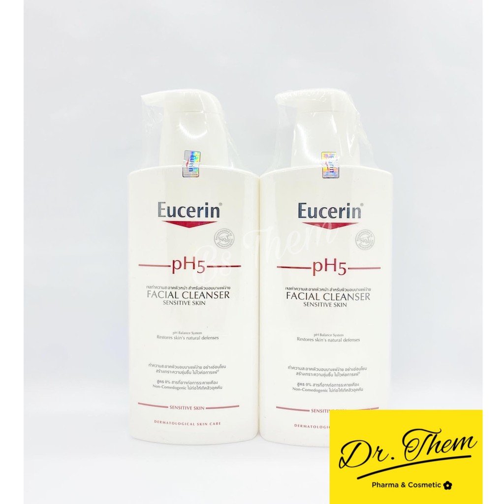 ✅[CHÍNH HÃNG] Sữa Rửa Mặt Eucerin pH5 Cho Da Nhạy Cảm Facial Cleanser - Eucerin PH5 Facial Cleanser Sensitive Skin 400ml