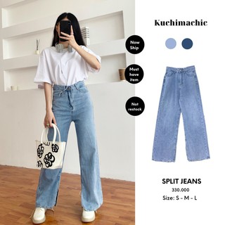 Quần jeans suông ống rộng,chất liệu jeans mề, đi học đi chơi MÃ 3946