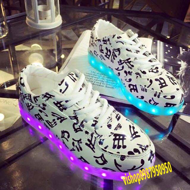 Giày Phát Sáng  Mẫu Nốt Nhạc sáng 7 Màu  ( Nam Và Nữ ) | BigBuy360 - bigbuy360.vn
