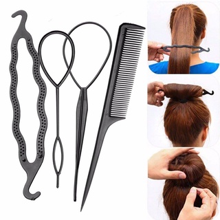 4 Dụng cụ tạo kiểu tóc lược làm kiểu tóc