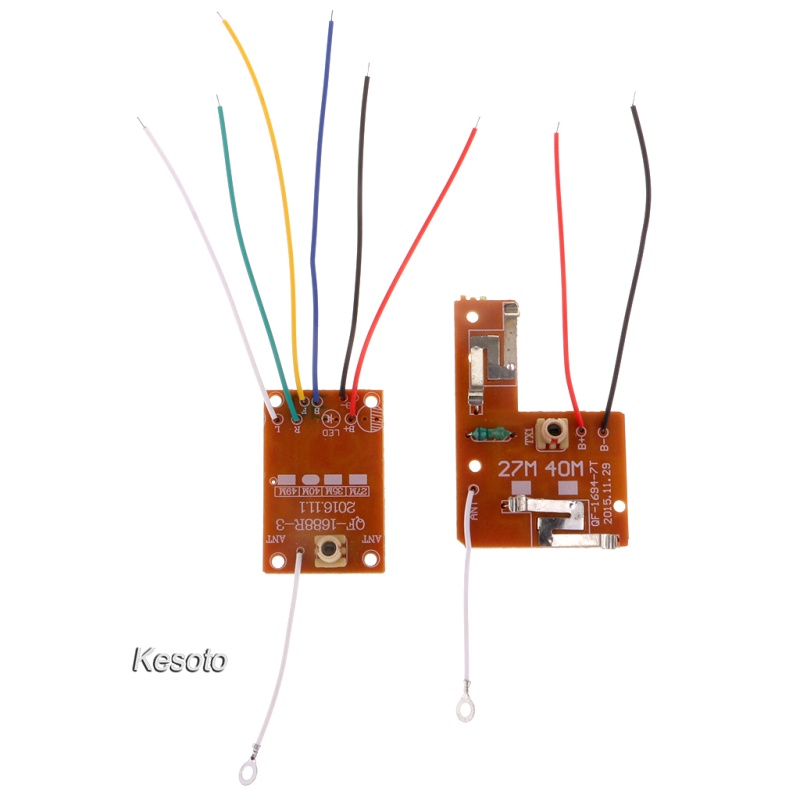 Bảng Mạch Truyền Nhận Tín Hiệu Điều Khiển Từ Xa 4CH 27MHZ Cho Xe Hơi / Xe Tải RC DIY