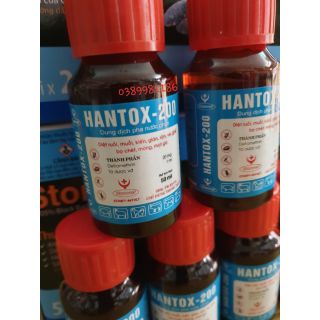 HANTOX 200 -Dung dịch pha nước phun xịt ruồi muỗi (chai 50ml)