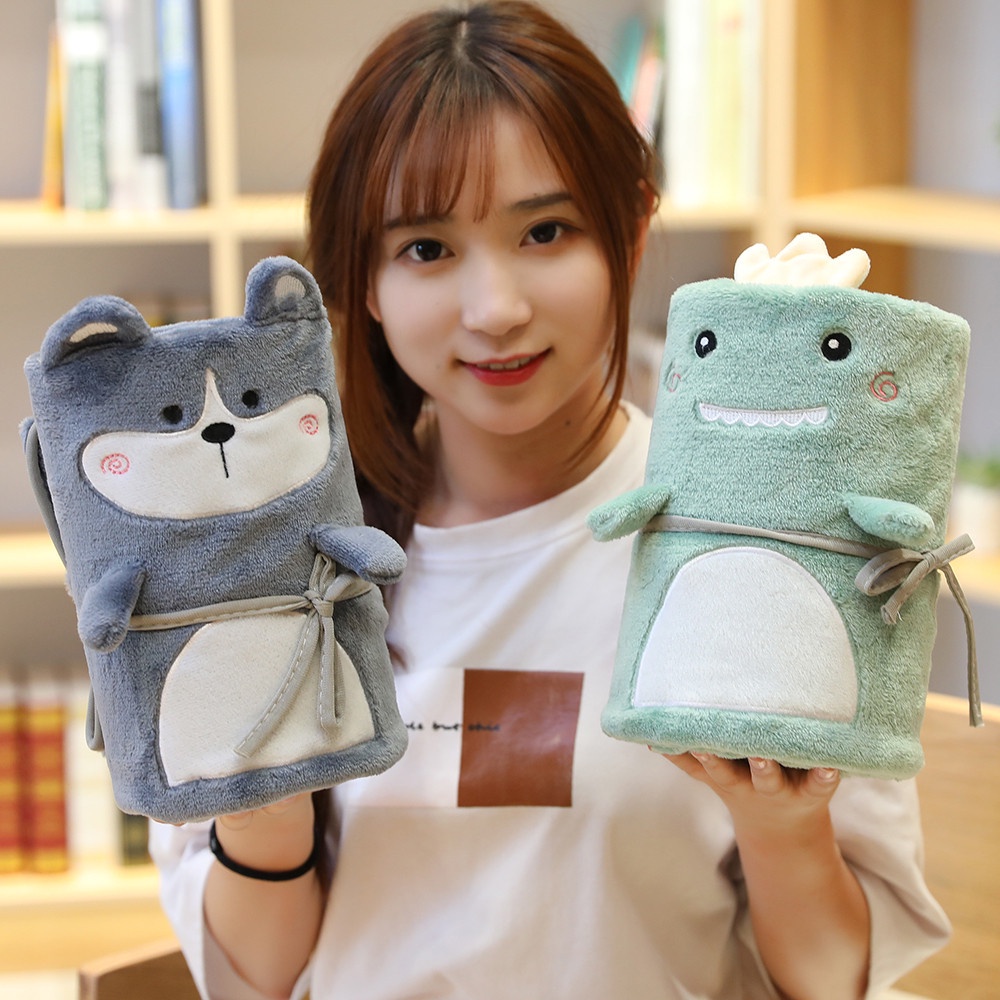 [FREESHIP❤️] Chăn Văn Phòng Hình Ngộ Nghĩnh Siêu Cute