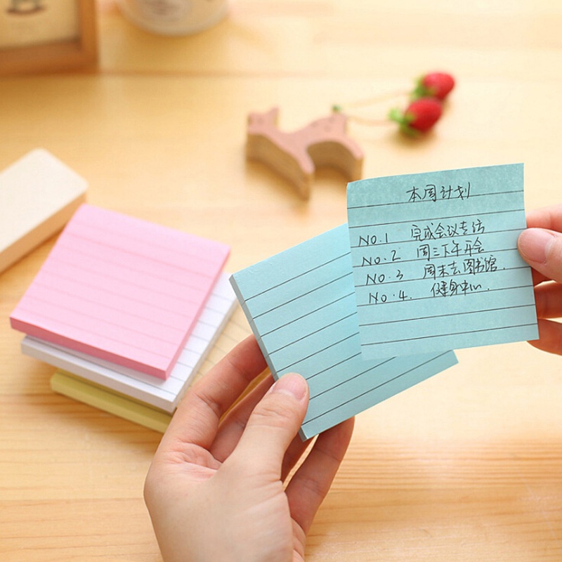 80 Tờ Giấy Ghi Chú Nhiều Màu