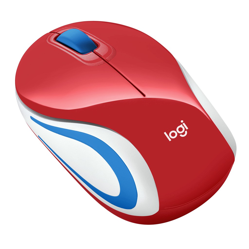 Chuột Không Dây Logitech M187 M 187 Màu Đỏ