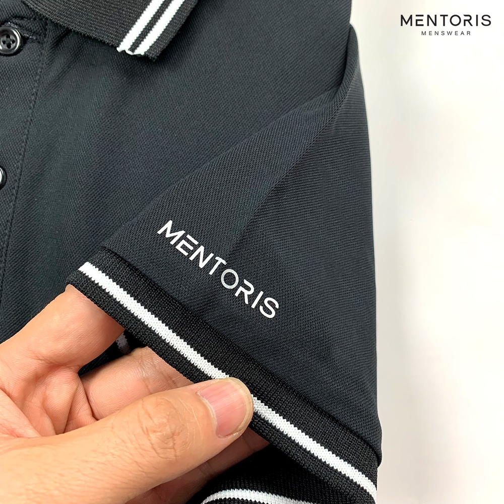 Áo polo nam cổ bẻ MENTORIS thun basic ngắn tay vải cotton cao cấp phong cách trẻ trung chuẩn form nhiều màu MPL02