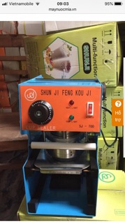 máy ép nắp li nước mía