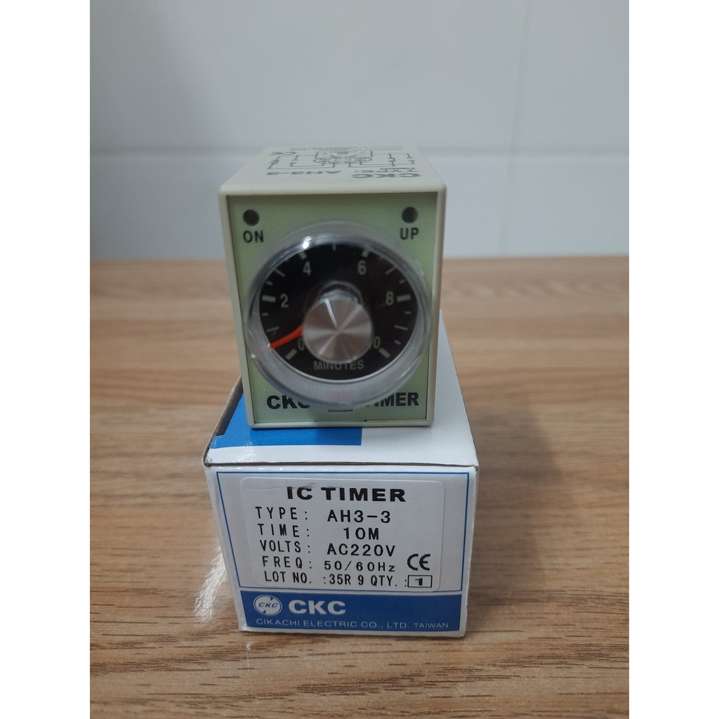Relay timer, rơle thời gian CKC AH3-3 220V, 24V, 12V